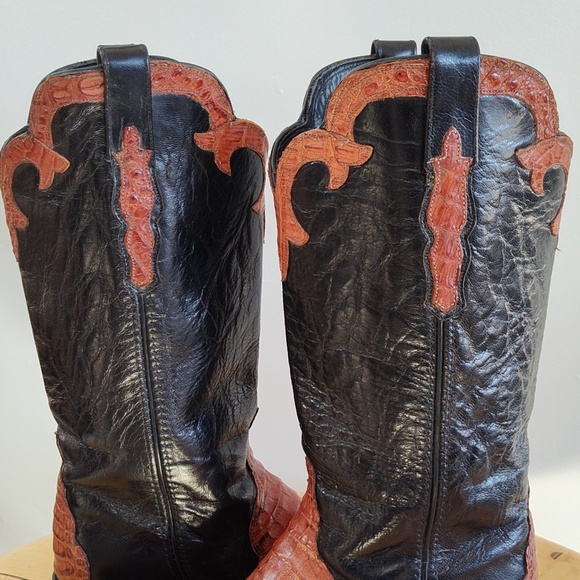Women's Caiman cowboy boots - Picture 8 of 11